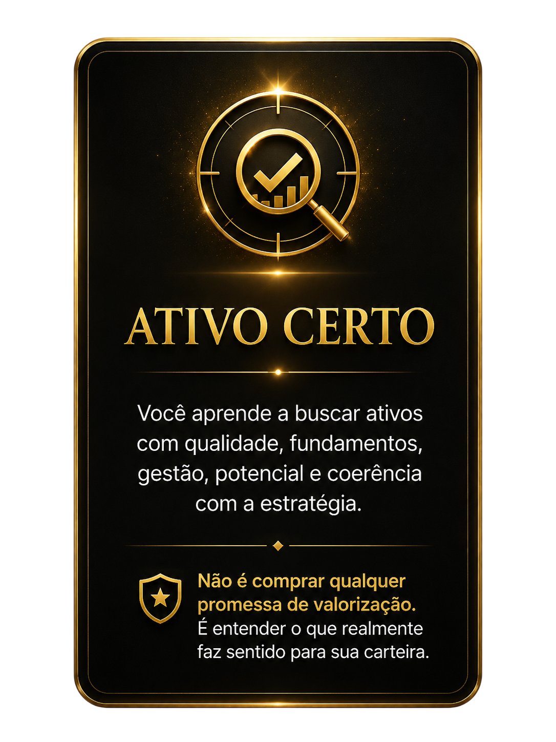 Ativo certo