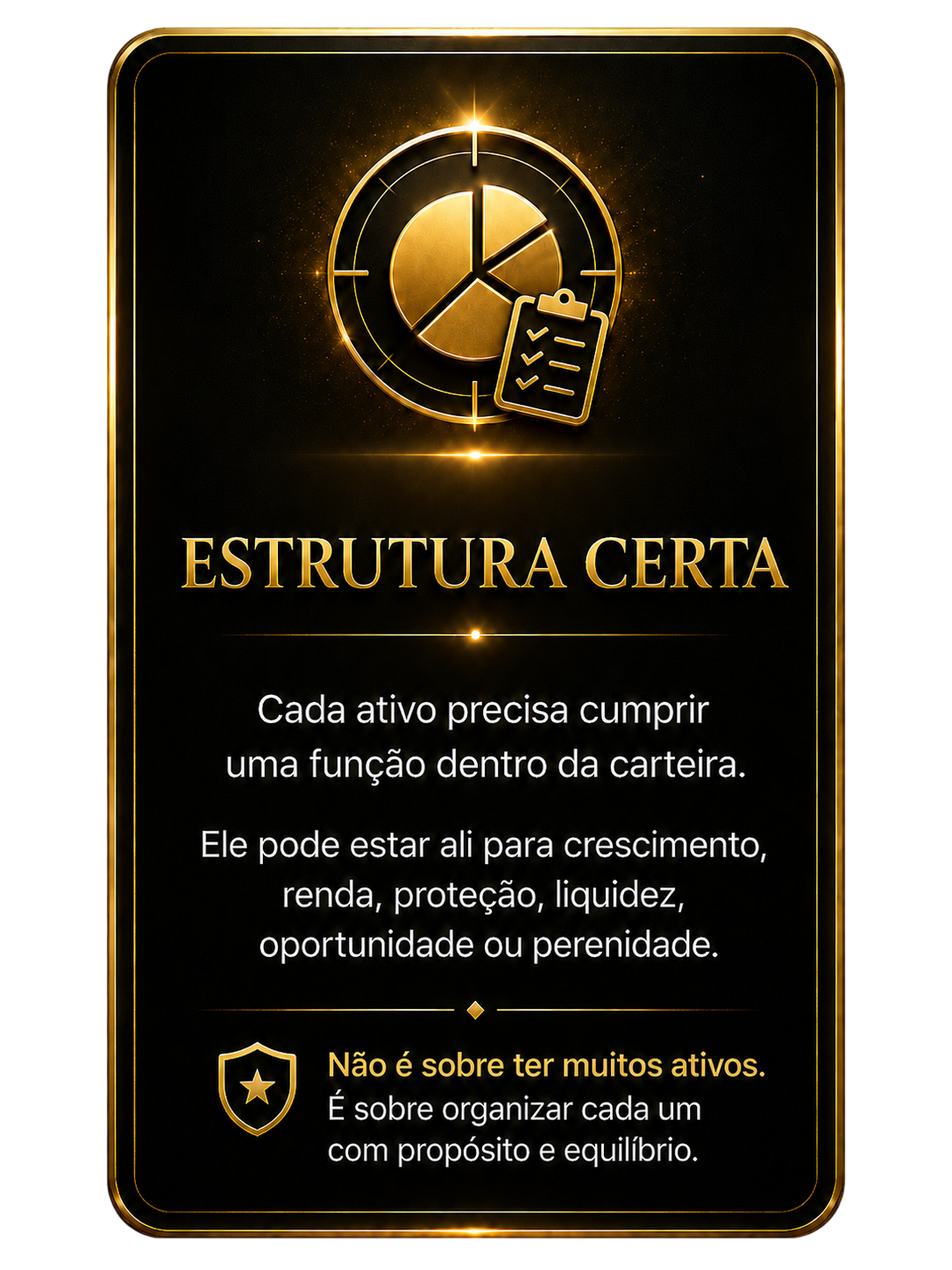 Estrutura certa